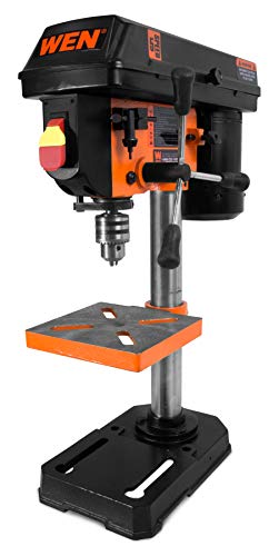 How to use the depth stop feature on a drill press?