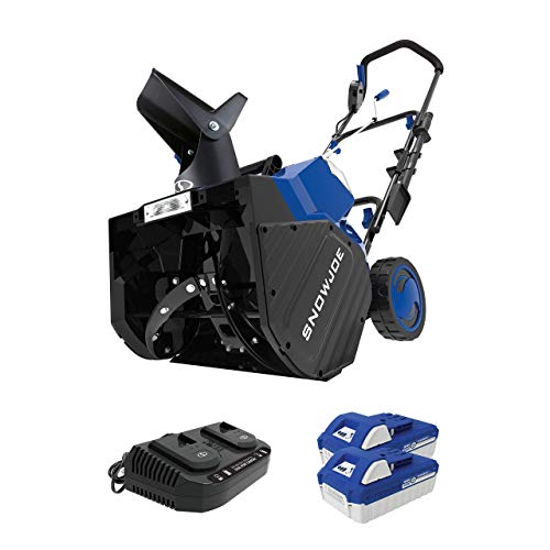 What is the average clearing width of a cordless snow blower?
