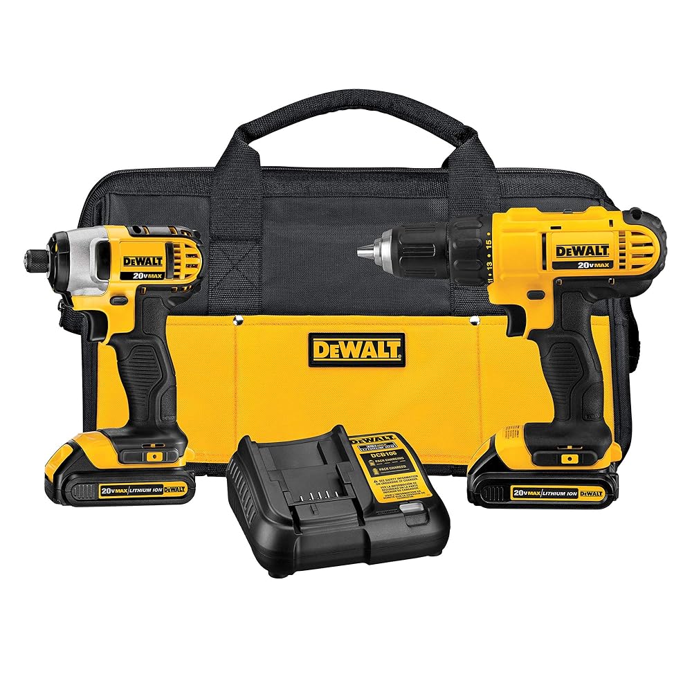 DEWALT 20V MAX Drill & Impact Driver Combo Kit: Ultimate Power and Precision in One Package