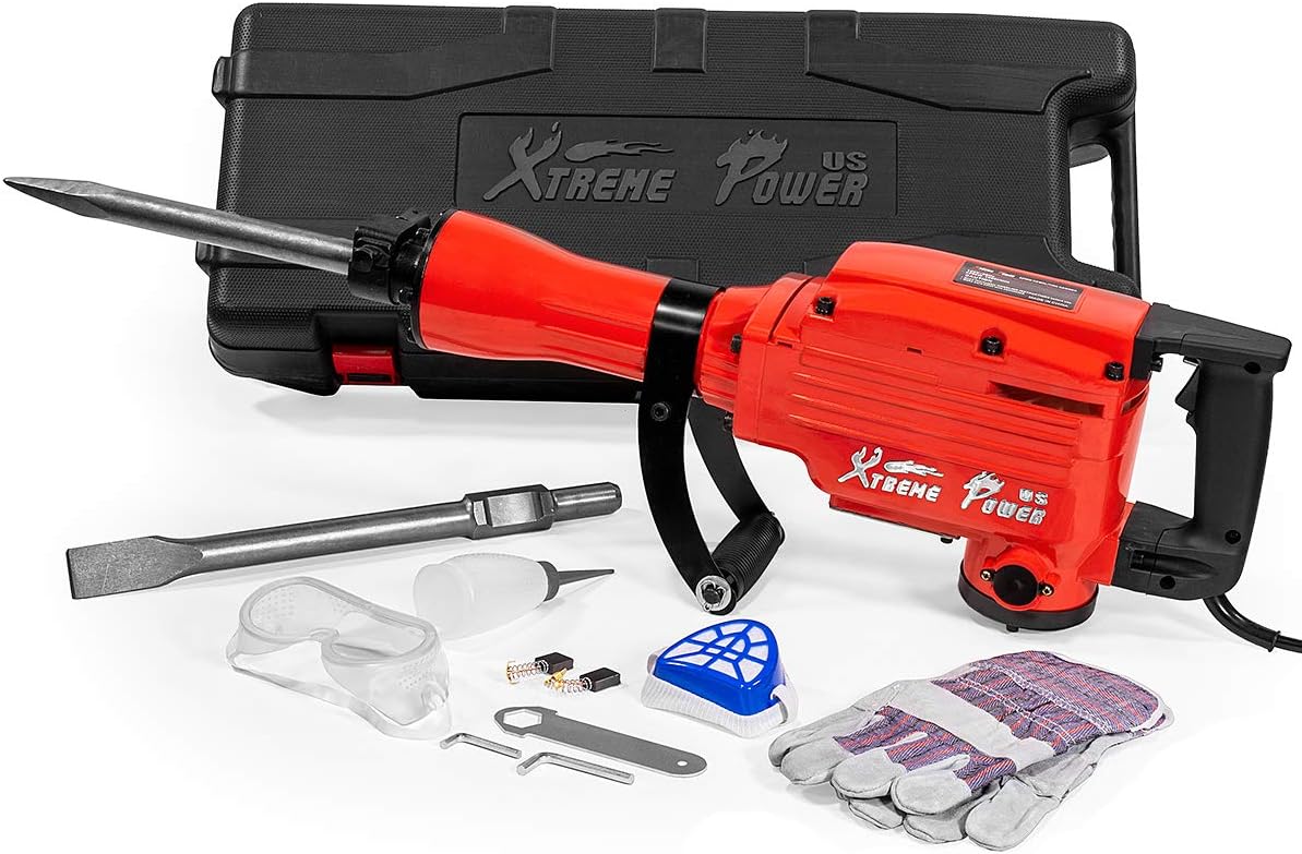 XtremepowerUS 2200W Electric Demolition Jack Hammer: Power at Your Fingertips