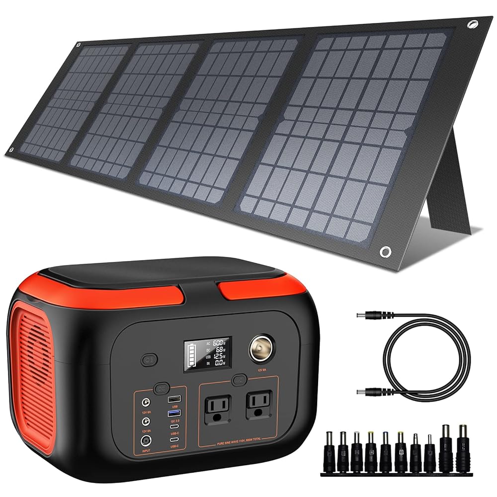 Review: Portable Power Station with Solar Panel – A Must-Have for On-the-Go Power