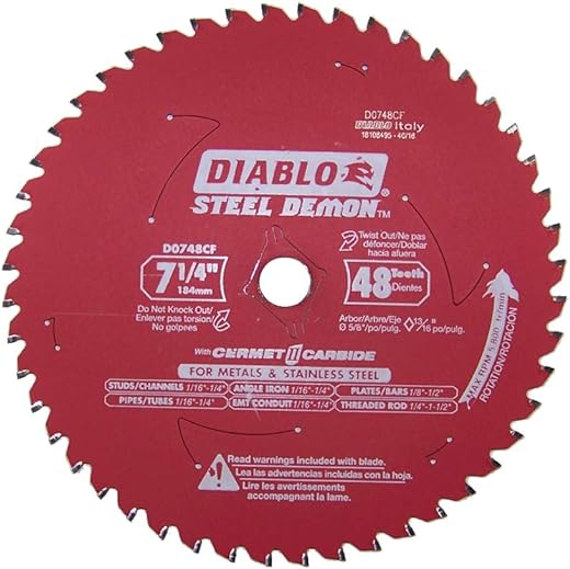 STEEL DEMON 7 1/4″ Carbide Saw Blade: A Cut Above the Rest!