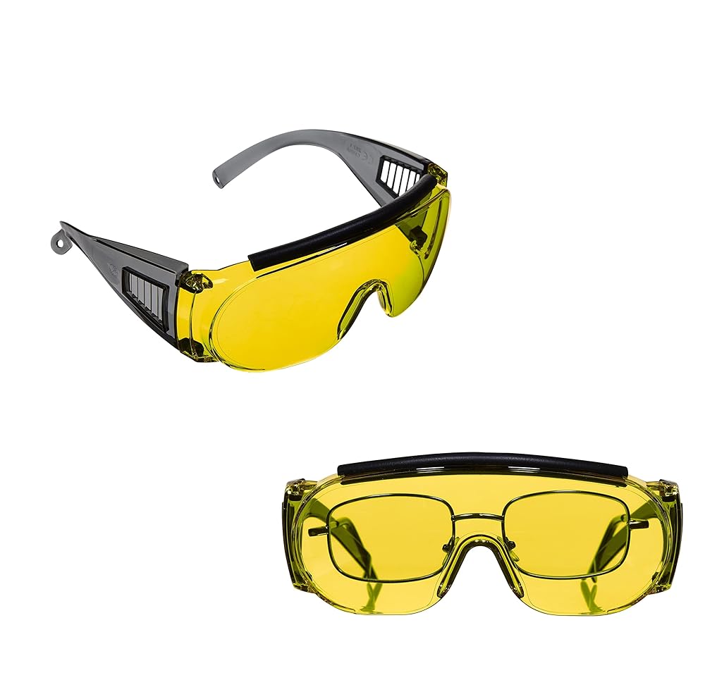 Top 7 Safety Glasses Over Eyeglasses in Stylish Yellow Shades
