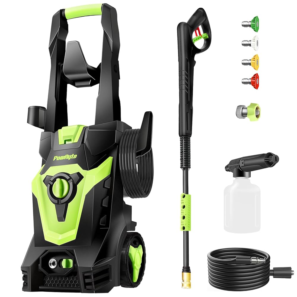 PowRyte Electric Pressure Washer 3800 PSI: Ultimate Cleaning Power!